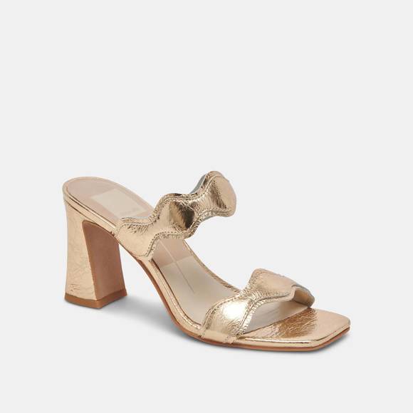 NEW DOLCE VITA ilva heels in gold